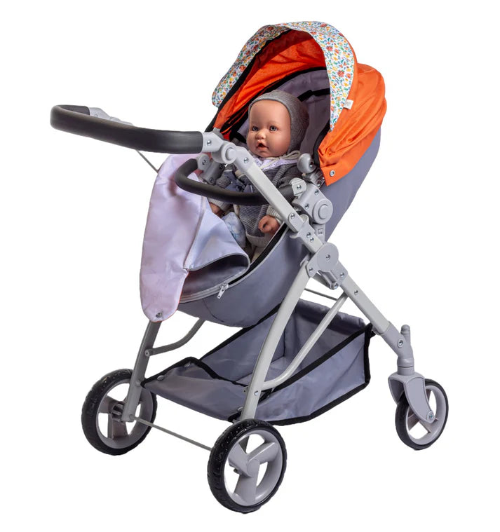 Deluxe Folding Sports Pram | Nature Collection